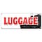 Signmission LUGGAGE BANNER SIGN designer name brands leather discount handbags sale B-Luggage - alternate 1